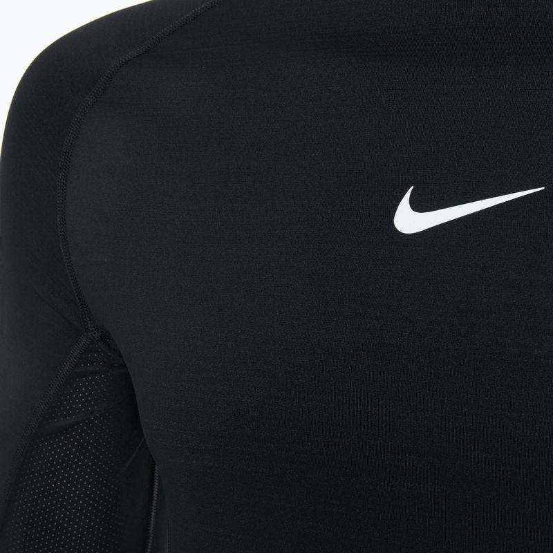 Longsleeve treningowy męski Nike Pro Warm LS black/ white 3