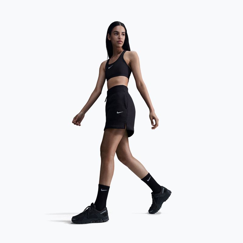 Biustonosz treningowy Nike Swoosh Medium Support black/white 2