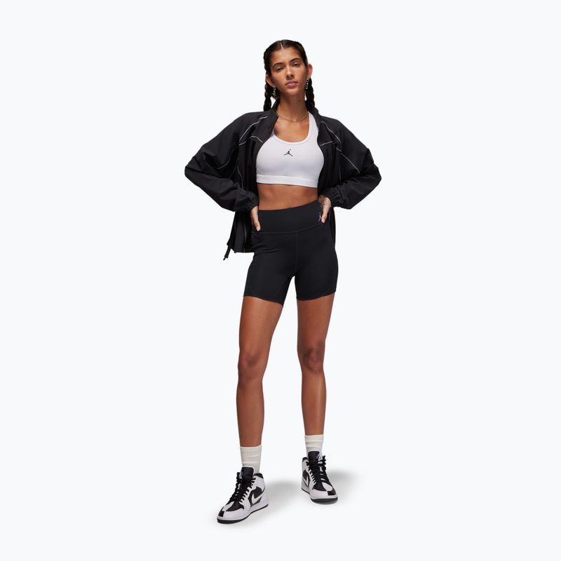 Biustonosz treningowy  Jordan Sport Medium Support Jumpman white/stone mauve/black 2