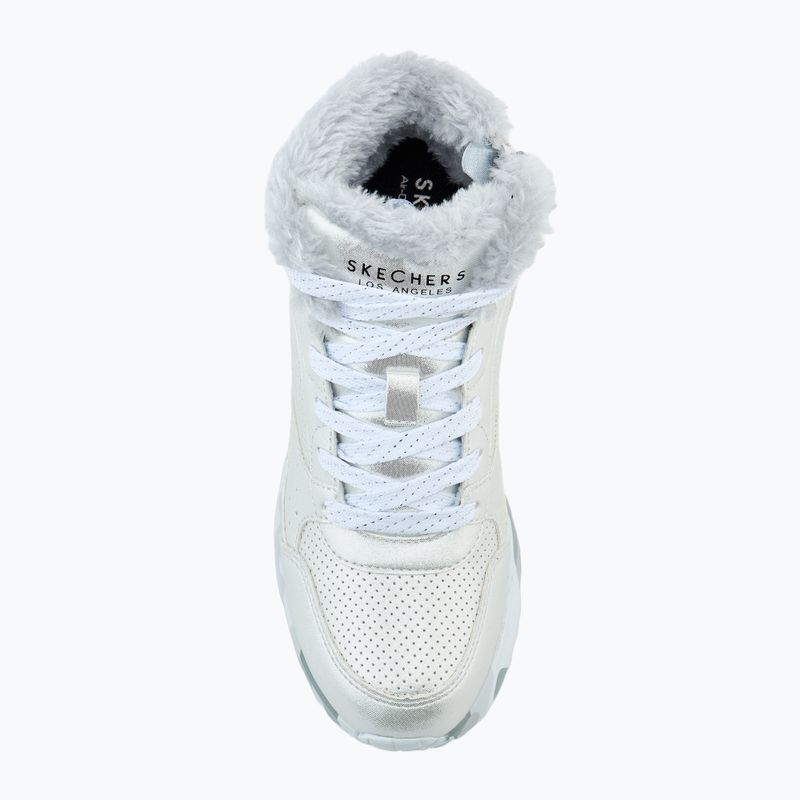 Buty dziecięce SKECHERS Uno Lite Camo Dazzle silver/grey 5