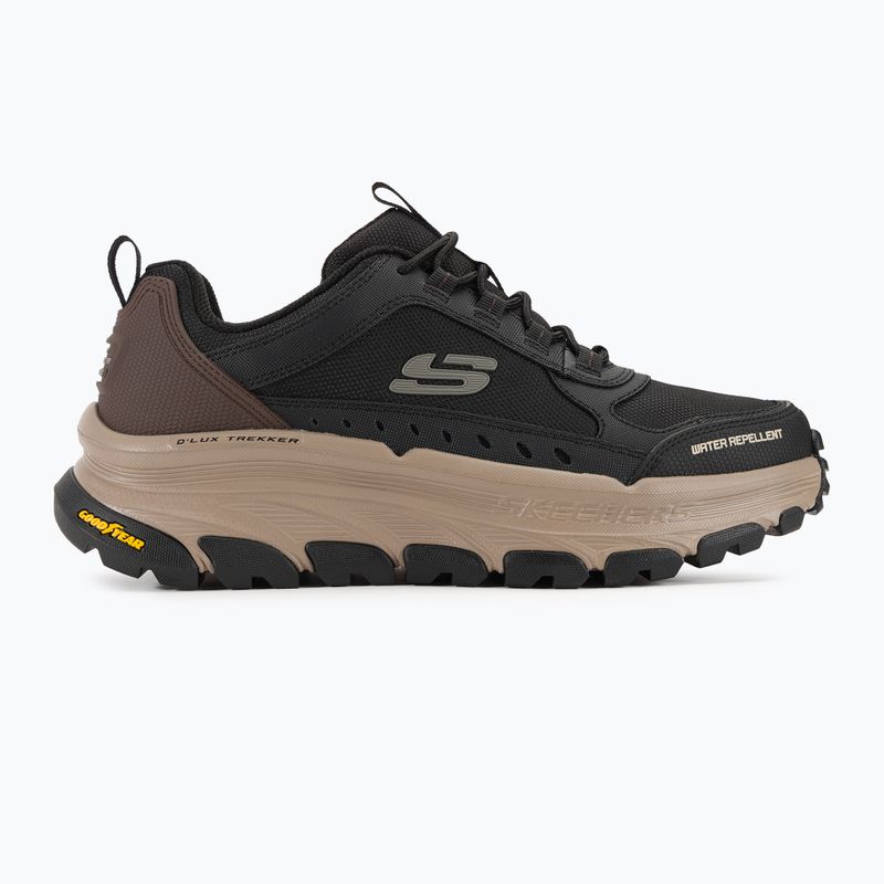 Buty męskie SKECHERS D'Lux Trekker black/natural 2