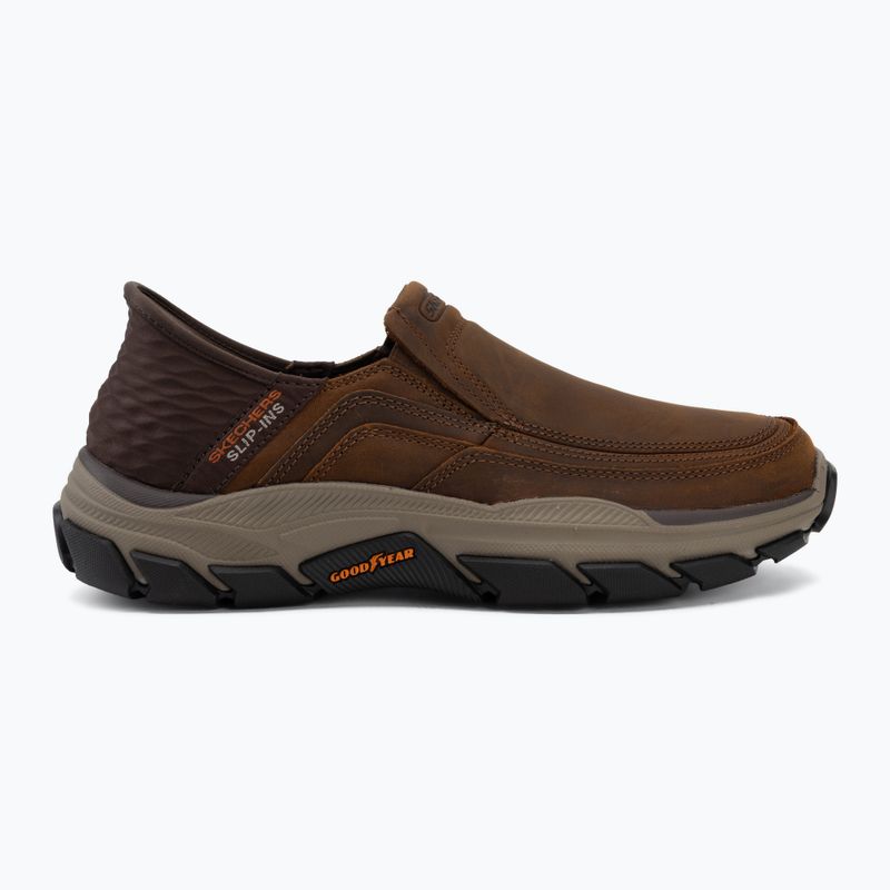 Buty męskie SKECHERS Respected Elgin brown 2
