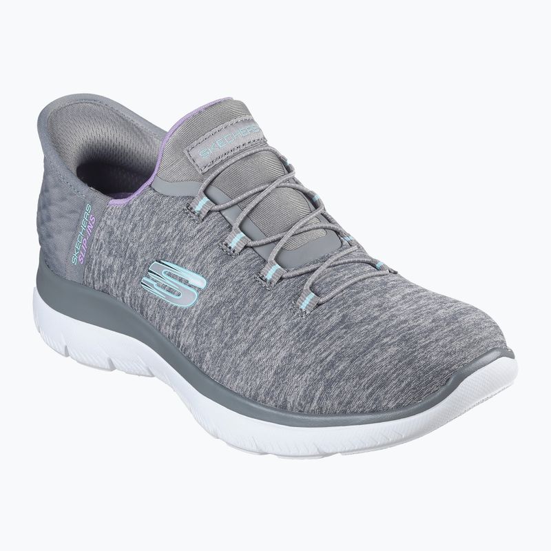 Buty damskie SKECHERS Summits Dazzling Haze gray/mint 8