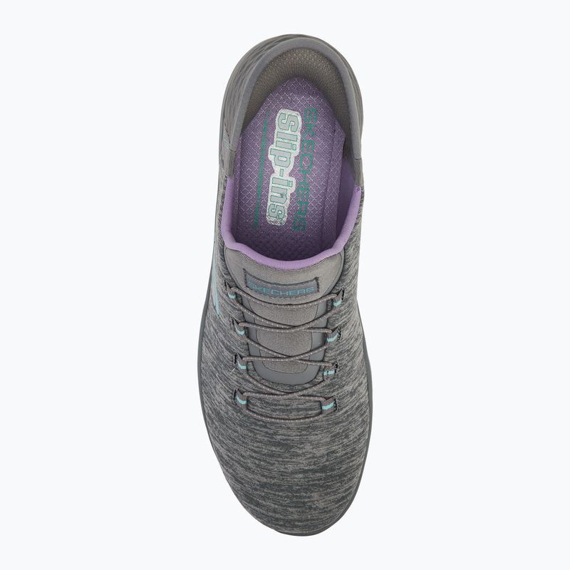 Buty damskie SKECHERS Summits Dazzling Haze gray/mint 5