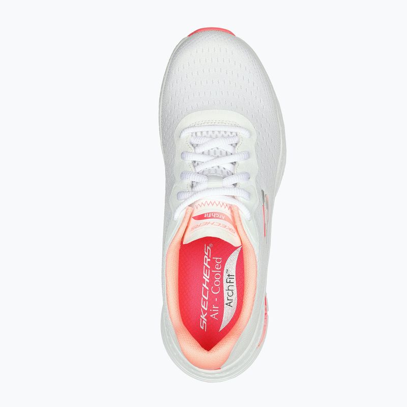 Buty damskie SKECHERS Arch Fit Infinity Cool white/pink 4