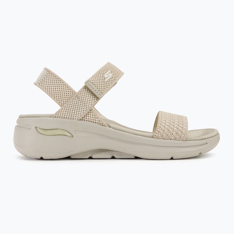 Sandały damskie SKECHERS Go Walk Arch Fit Sandal Polished beige 2