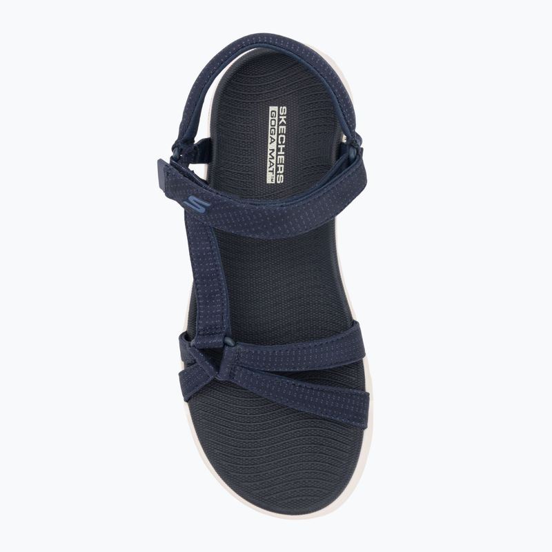 Sandały damskie SKECHERS Go Walk Flex Sandal Sublime navy 5