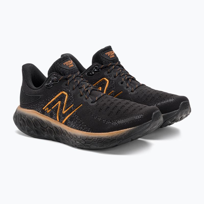 Buty do biegania damskie New Balance Fresh Foam X 1080 v12 black/orange 4