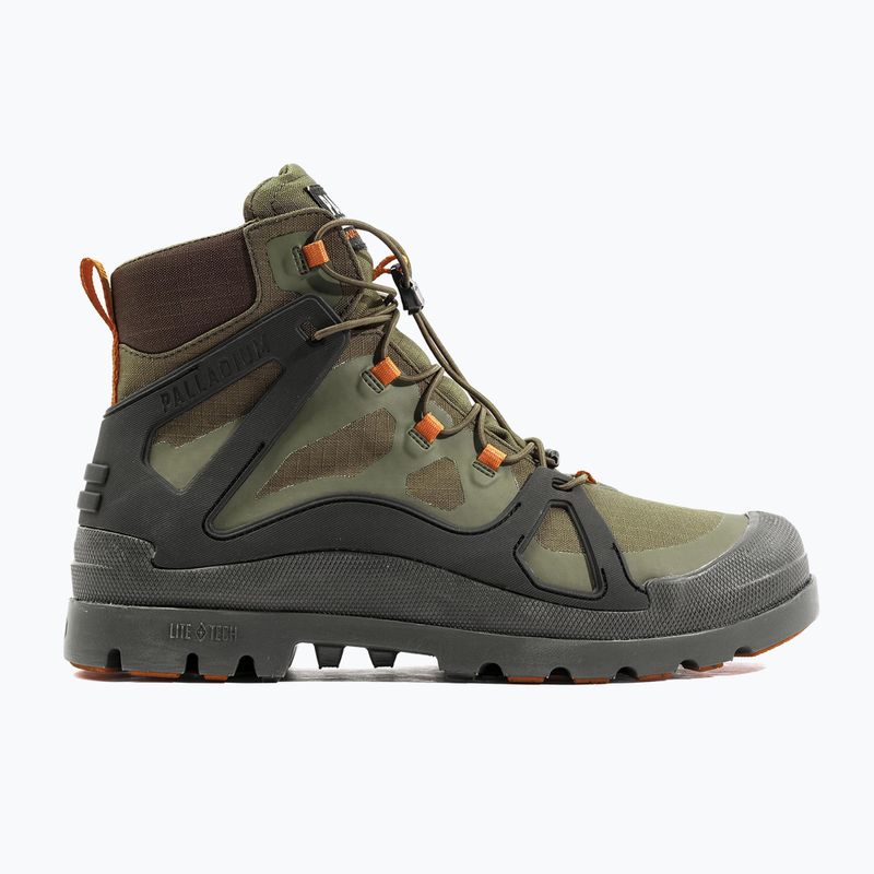 Buty męskie Palladium Pampa Lite+ Cage WP+ olive night 8