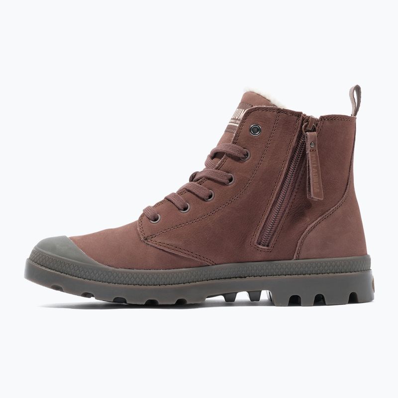 Buty męskie Palladium Pampa HI ZIP WL yak brown 9