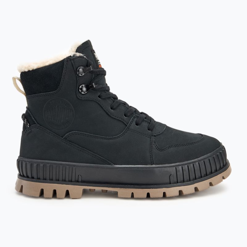 Buty damskie Palladium Pallashock Warm WP black 2