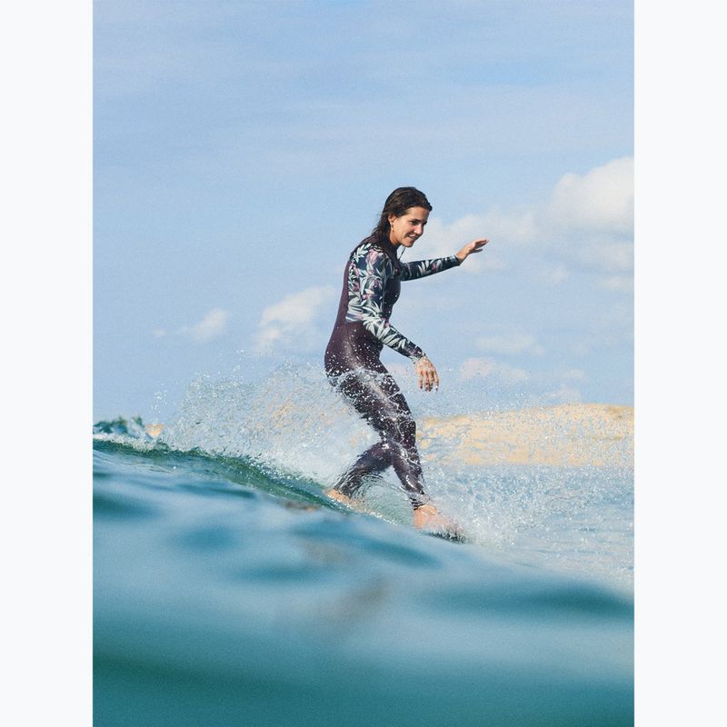 Pianka do pływania damska ROXY 4/3 mm Swell Natural Front Zip black multi 11