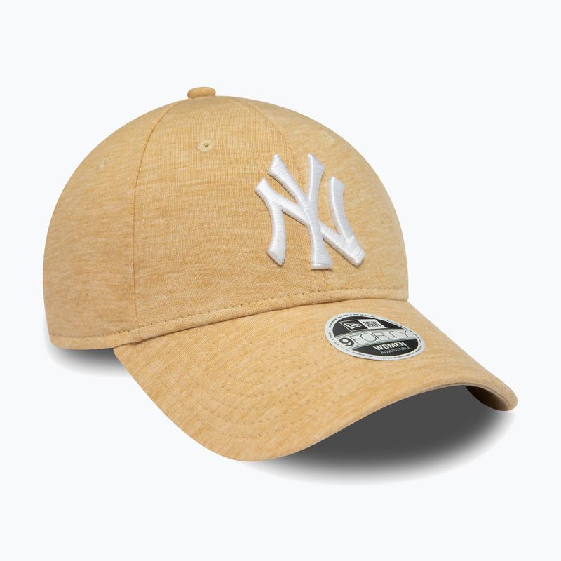 Czapka z daszkiem damska New Era Jersey 9Forty New York Yankees light beige