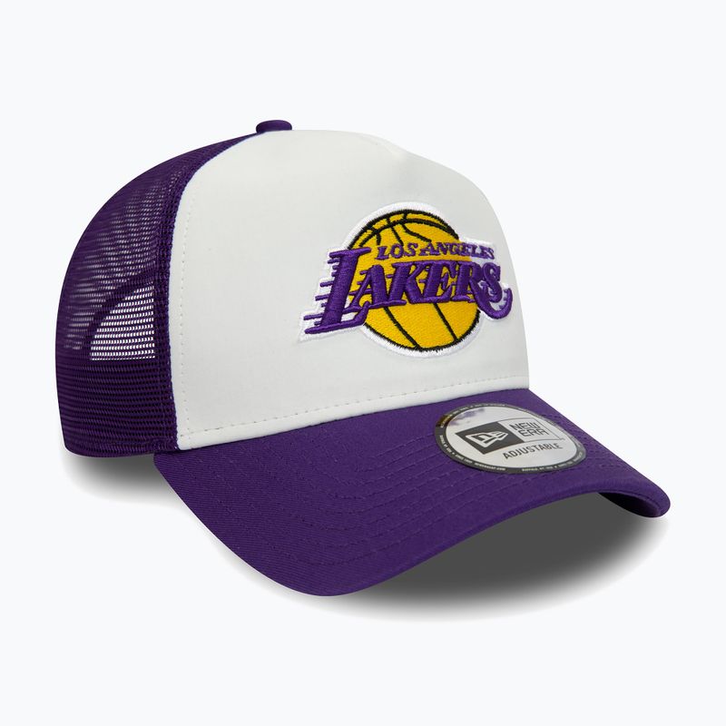 Czapka z daszkiem męska New Era Team Colour Block Trucker Los Angeles Lakers open misc 3