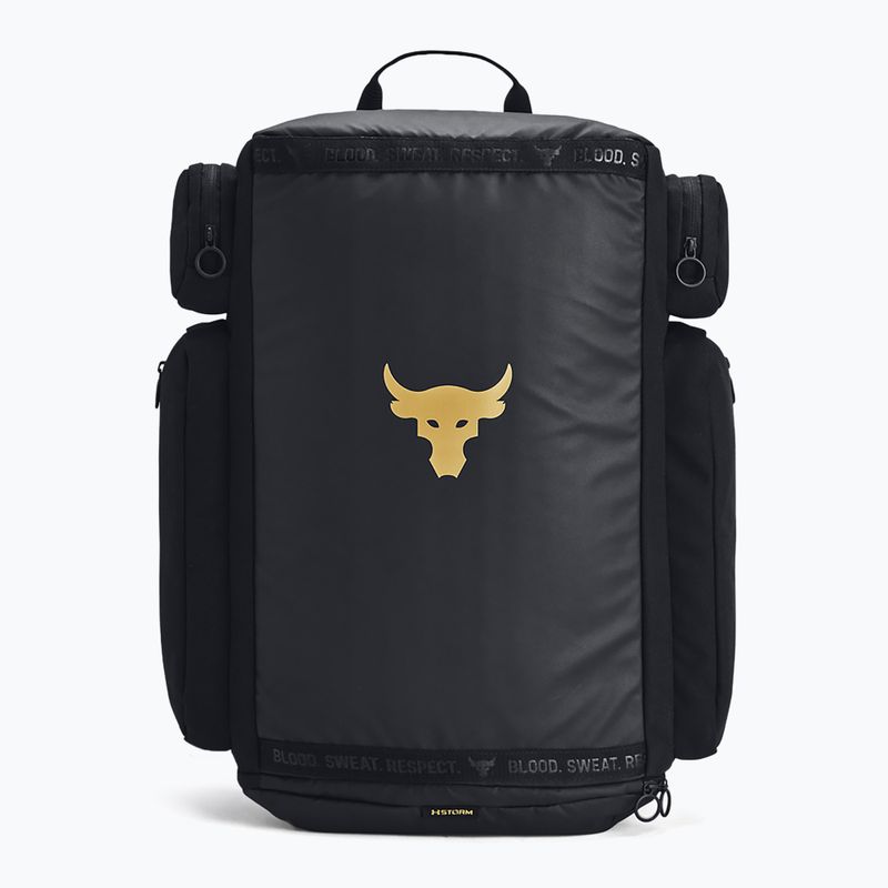 Plecak turystyczny męski Under Armour Project Rock black/black/metallic gold