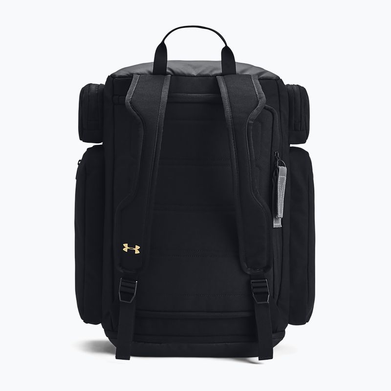 Plecak turystyczny męski Under Armour Project Rock black/black/metallic gold 2