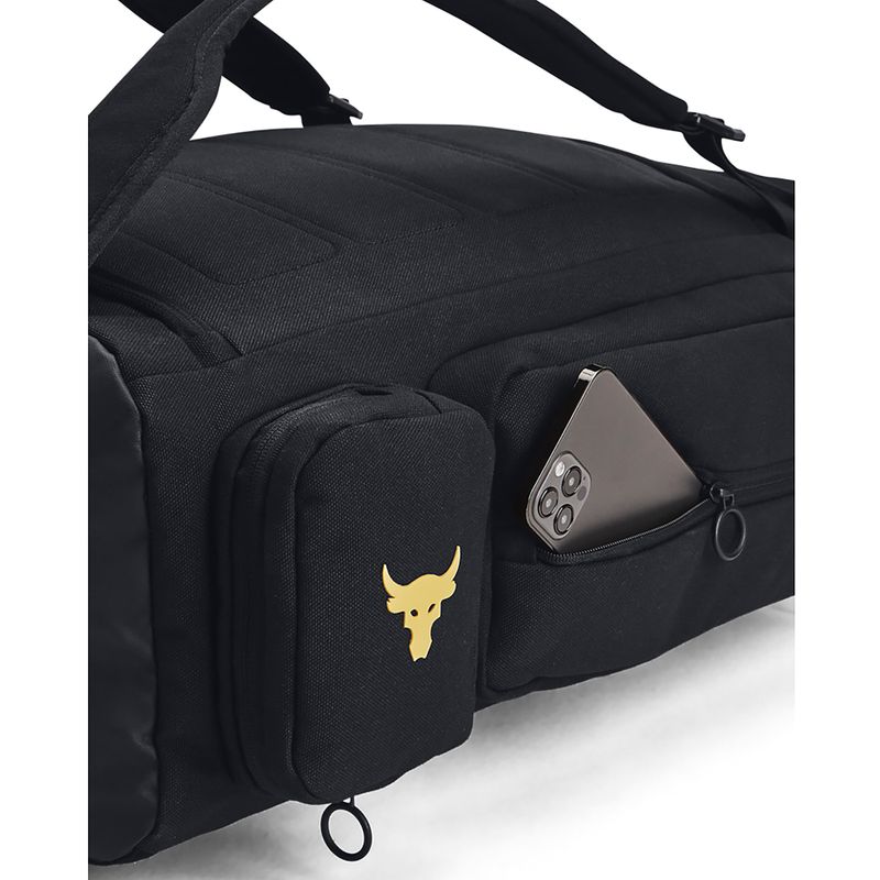 Plecak turystyczny męski Under Armour Project Rock black/black/metallic gold 6