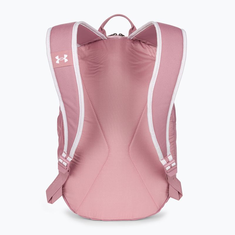 Plecak miejski Under Armour Hustle Lite 24 l pink elixir/white/white 3