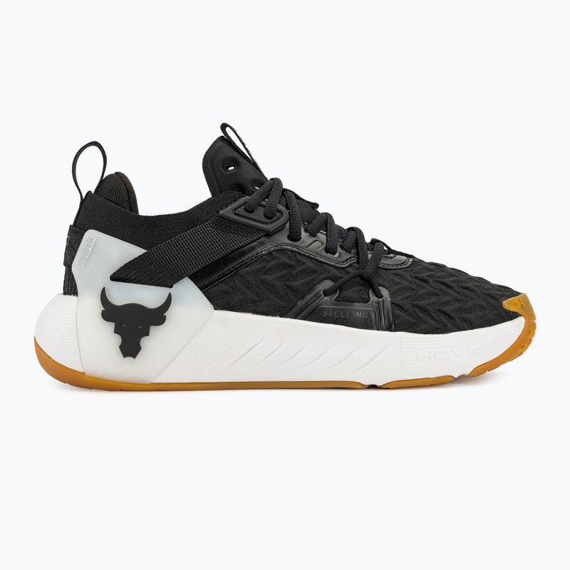 Buty treningowe męskie Under Armour Project Rock 6 black/white/black 2