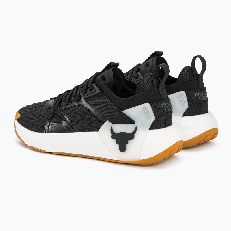 Buty treningowe męskie Under Armour Project Rock 6 black/white/black 3
