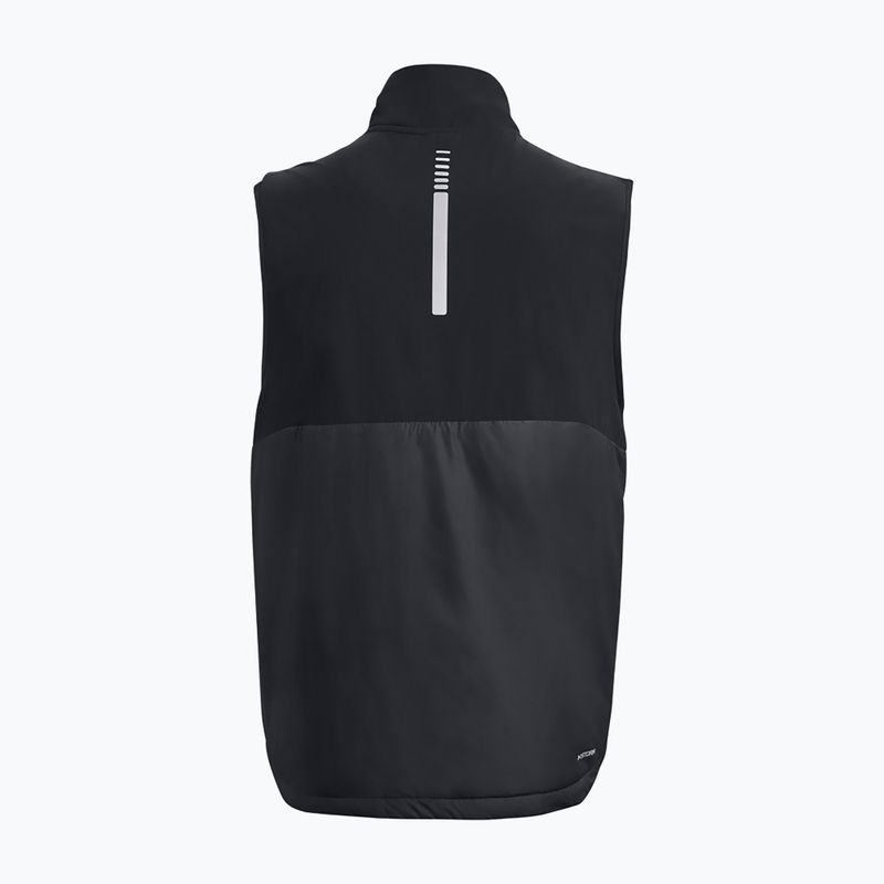 Bezrękawnik do biegania męski Under Armour Storm Session Run Vest black/reflective 2