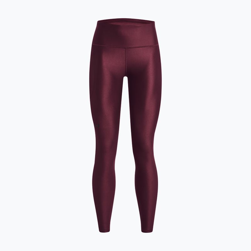 Legginsy treningowe damskie Under Armour HG Armour HiRise dark maroon/black 5