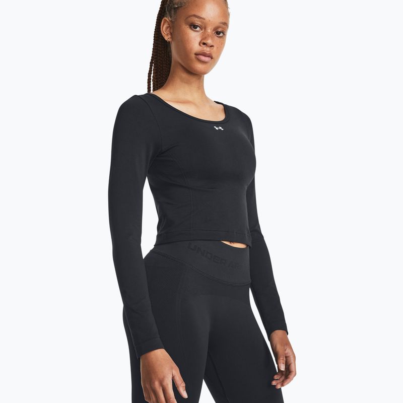 Longsleeve treningowy damski Under Armour Train Seamless black/white