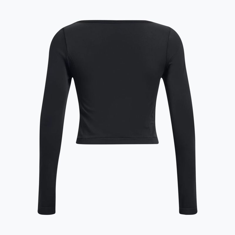 Longsleeve treningowy damski Under Armour Train Seamless black/white 5