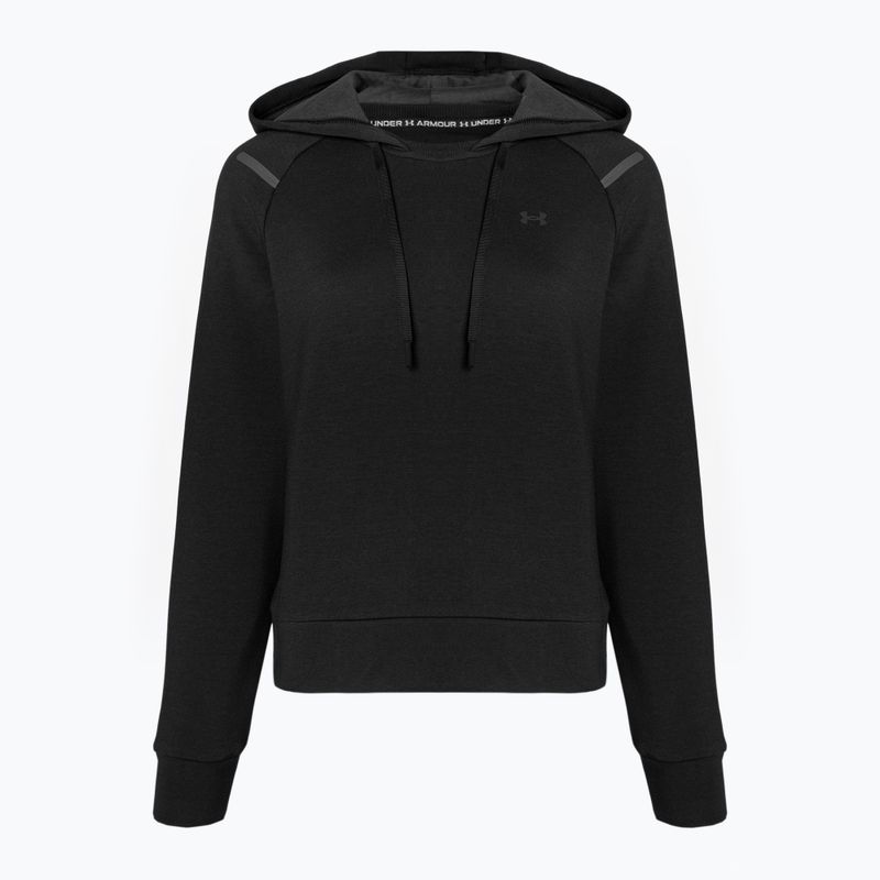 Bluza damska Under Armour Fleece Hoodie black/black 4