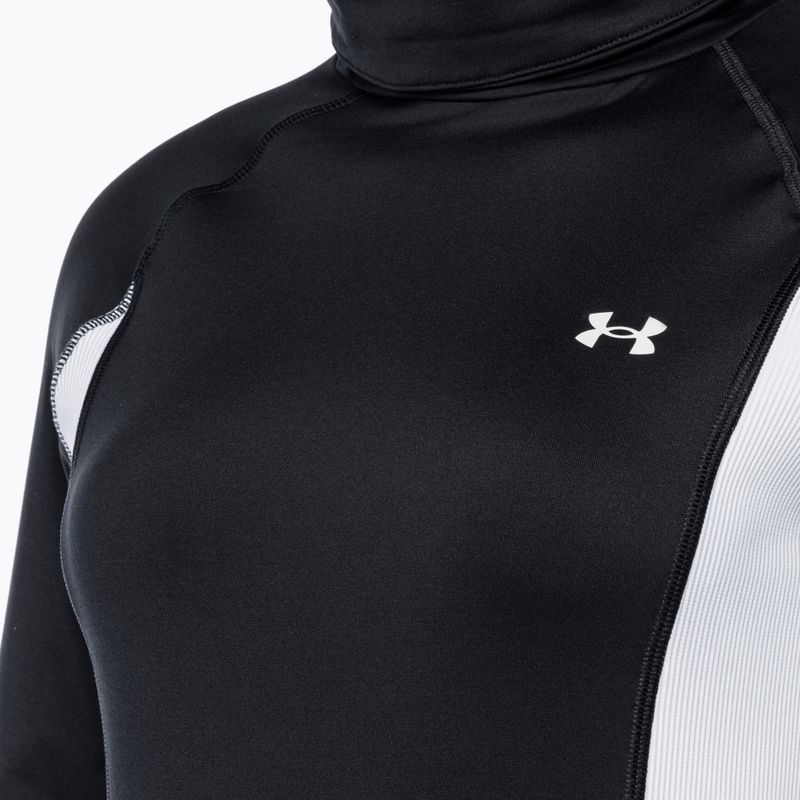 Bluza damska Under Armour Train CW Funnel Neck black/lime yellow/white 6