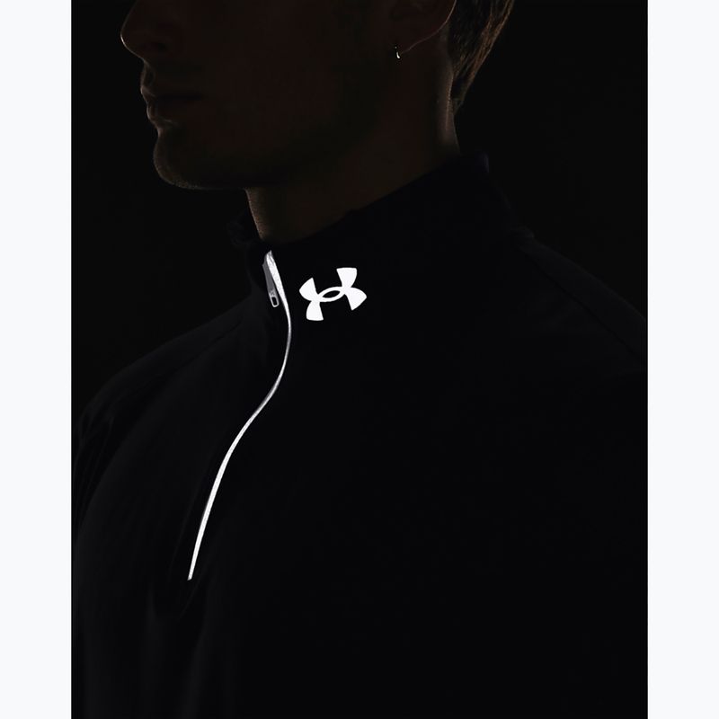 Longsleeve do biegania męski Under Armour Launch Pro 1/4 Zip black/black/reflective 6