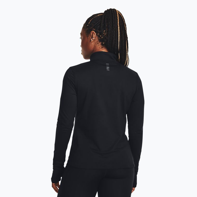 Longsleeve do biegania damski Under Armour Launch Pro Half Zip black/reflective 3