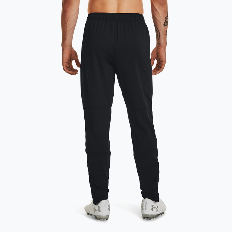 Spodnie piłkarskie męskie Under Armour Challenger Train black/white 3