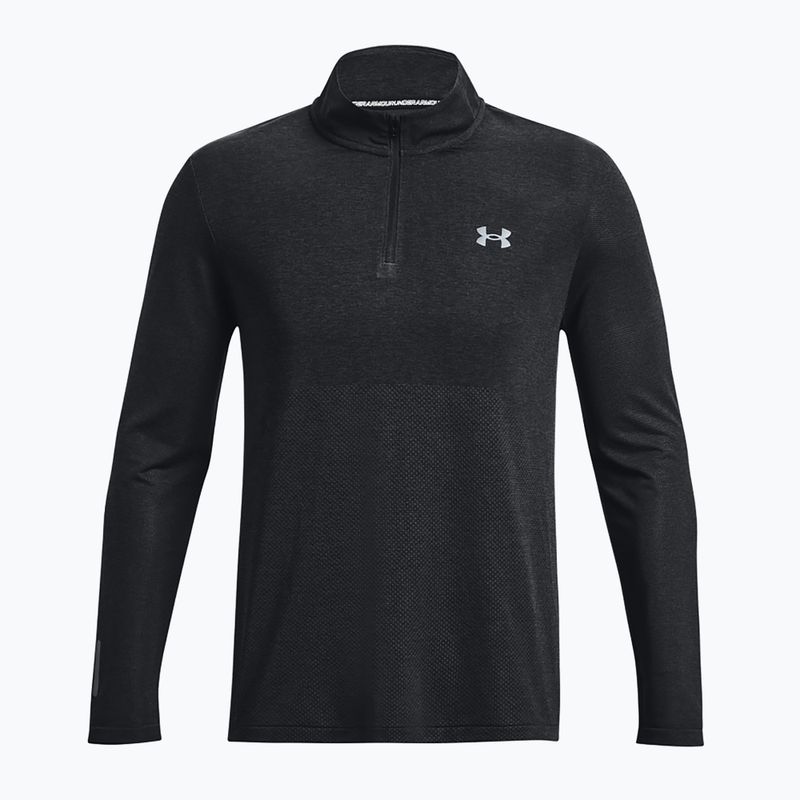 Longsleeve do biegania męski Under Armour Seamless Stride 1/4 Zip black/reflective 4