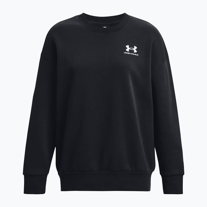 Bluza damska Under Armour Icon Fleece Crew black/white 5