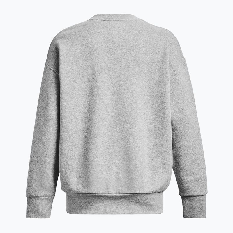 Bluza damska Under Armour Icon Fleece Crew mod gray light heather/white 10
