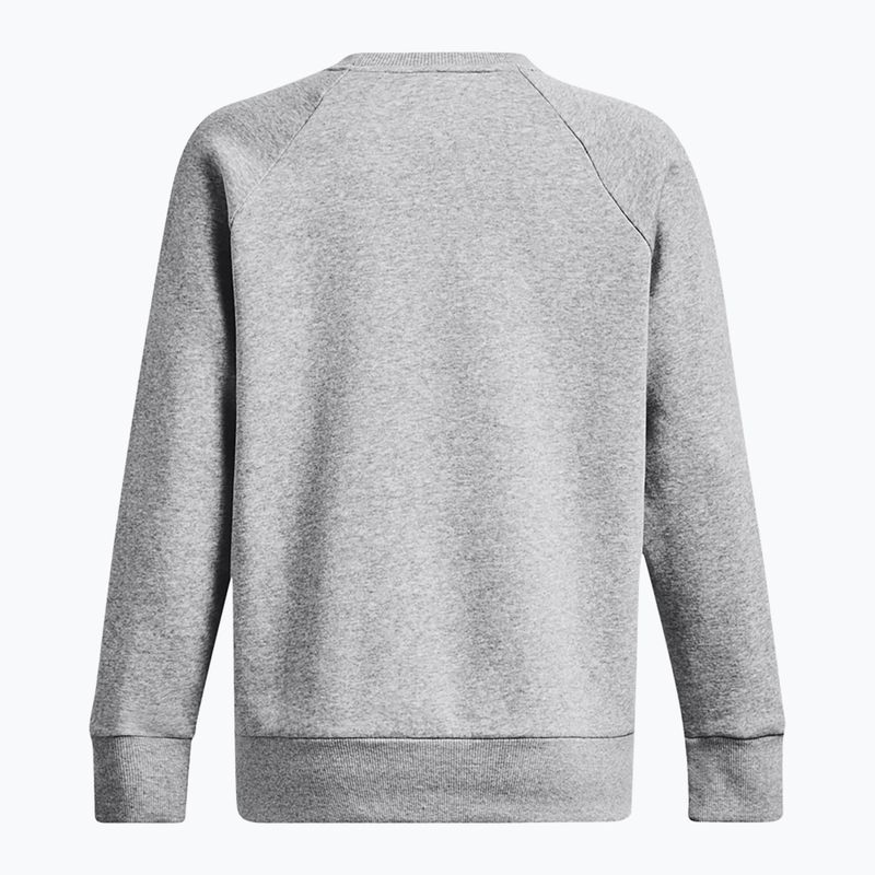 Bluza damska Under Armour Rival Fleece Crew mod gray light heather/white 6