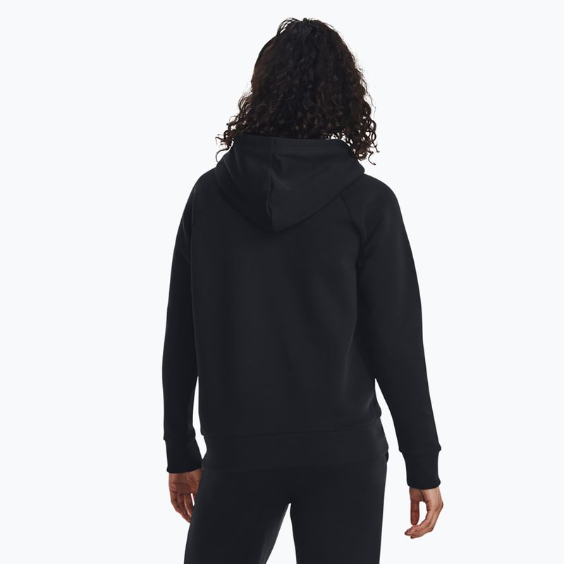 Bluza damska Under Armour Rival Fleece Big Logo Hoody black/white 3