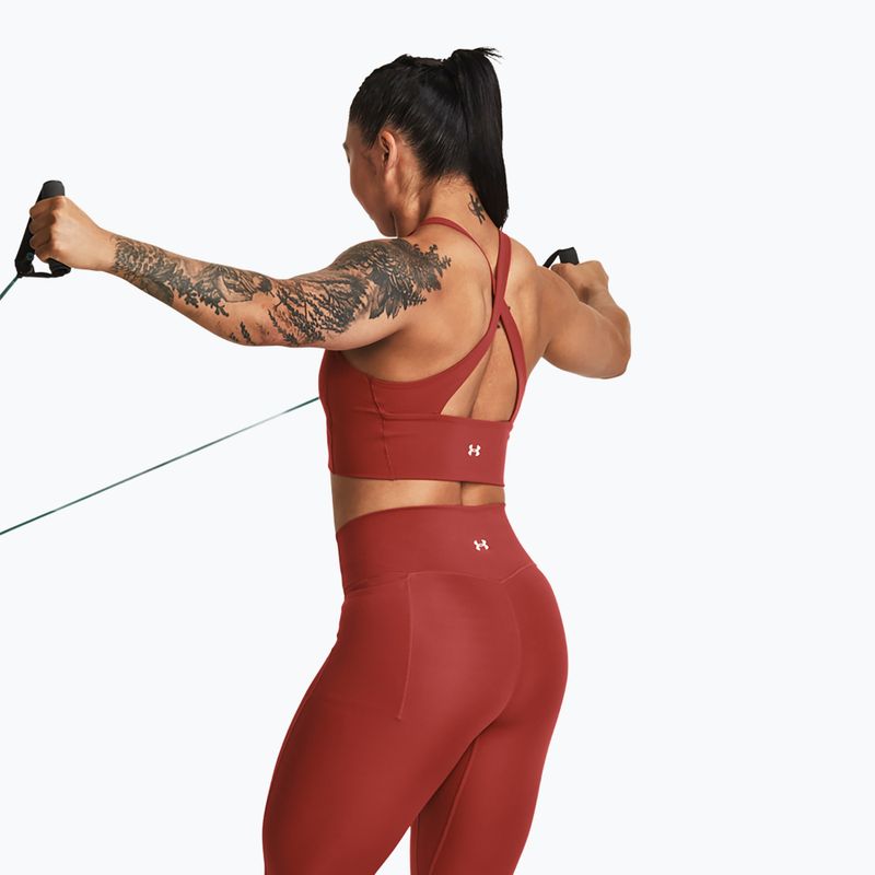 Top treningowy damski Under Armour Project Rock LetsGo Crssover Top heritage red 5