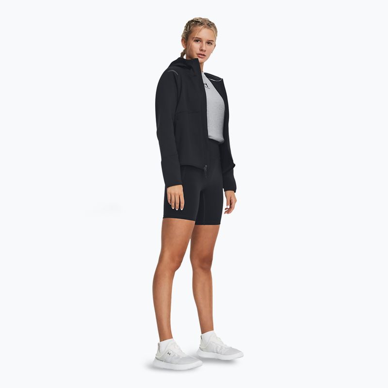 Bluza damska Under Armour Unstoppable Fleece FZ black/black 2