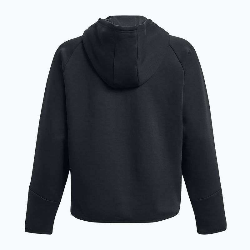 Bluza damska Under Armour Unstoppable Fleece FZ black/black 6