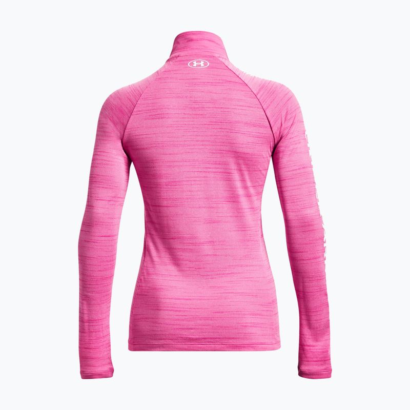 Bluza damska Under Armour Evolved Core Tech 1/2 Zip rebel pink/white 6