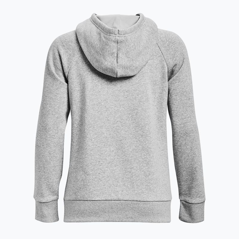 Bluza damska Under Armour Rival Fleece Big Logo Hoody mod gray light heather/white 6