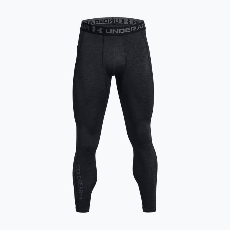 Legginsy treningowe męskie Under Armour ColdGear Twist black/pitch gray 5