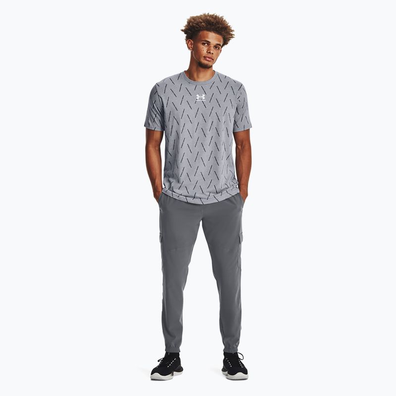 Spodnie męskie Under Armour Stretch Woven Cargo pitch gray/black 2