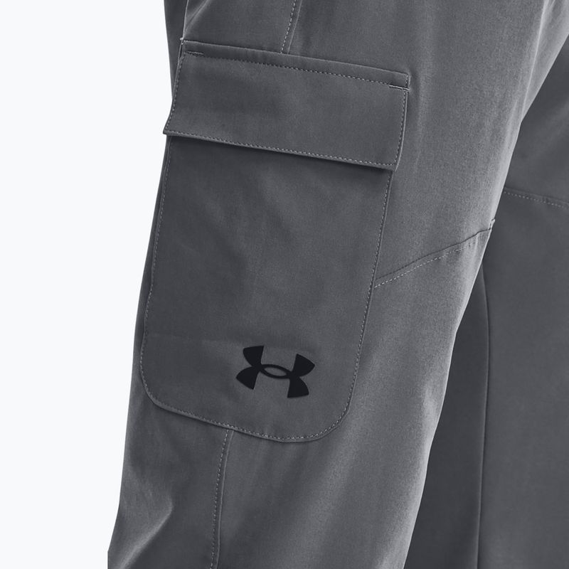 Spodnie męskie Under Armour Stretch Woven Cargo pitch gray/black 4