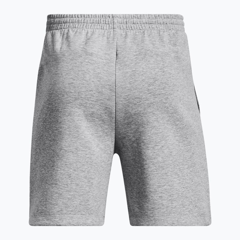 Spodenki treningowe męskie Under Armour Unstoppable Fleece mod gray/black 6