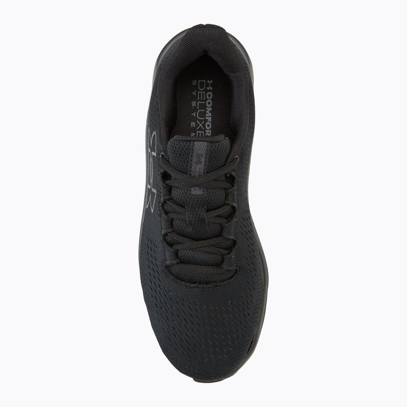 Buty do biegania męskie Under Armour Charged Pursuit 3 Big Logo black/black/black 5