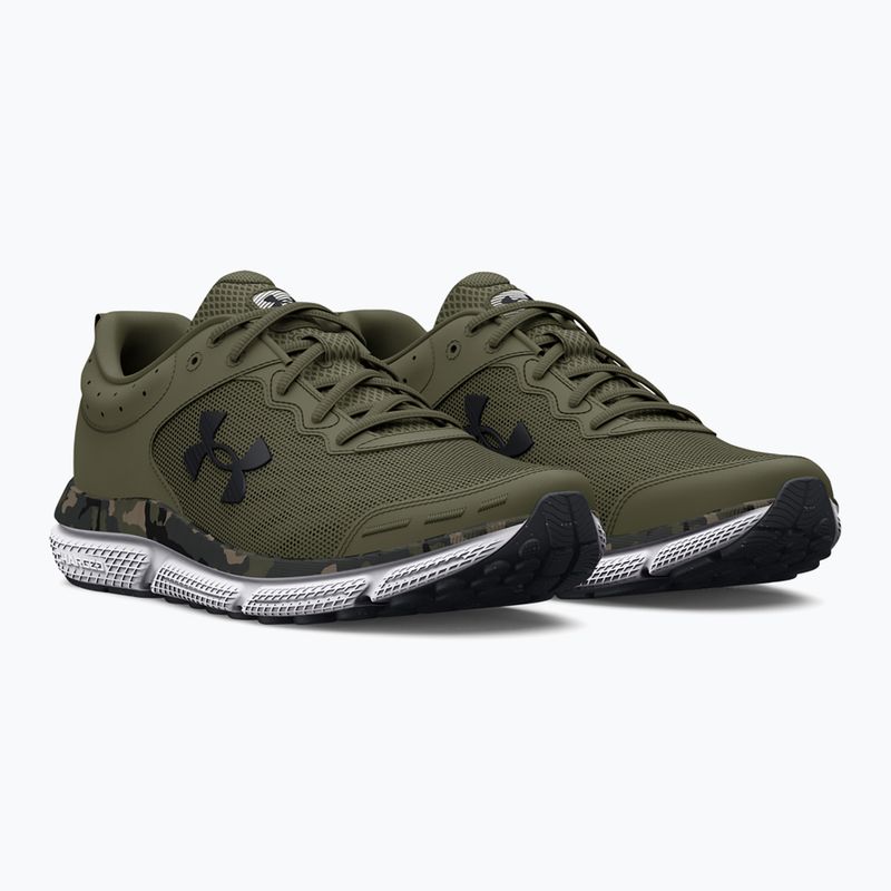 Buty do biegania męskie Under Armour Charged Assert 10 Camo marine od green/marine od green/black 3