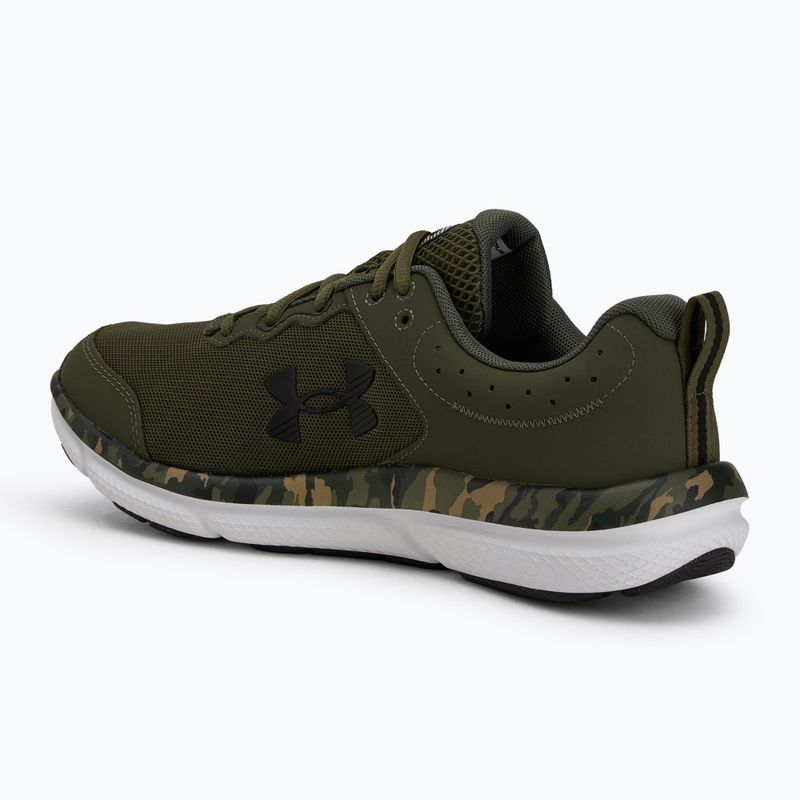 Buty do biegania męskie Under Armour Charged Assert 10 Camo marine od green/marine od green/black 3